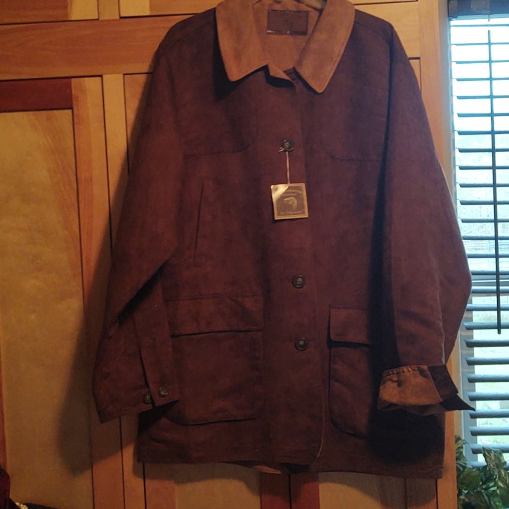 Suede jacket XL